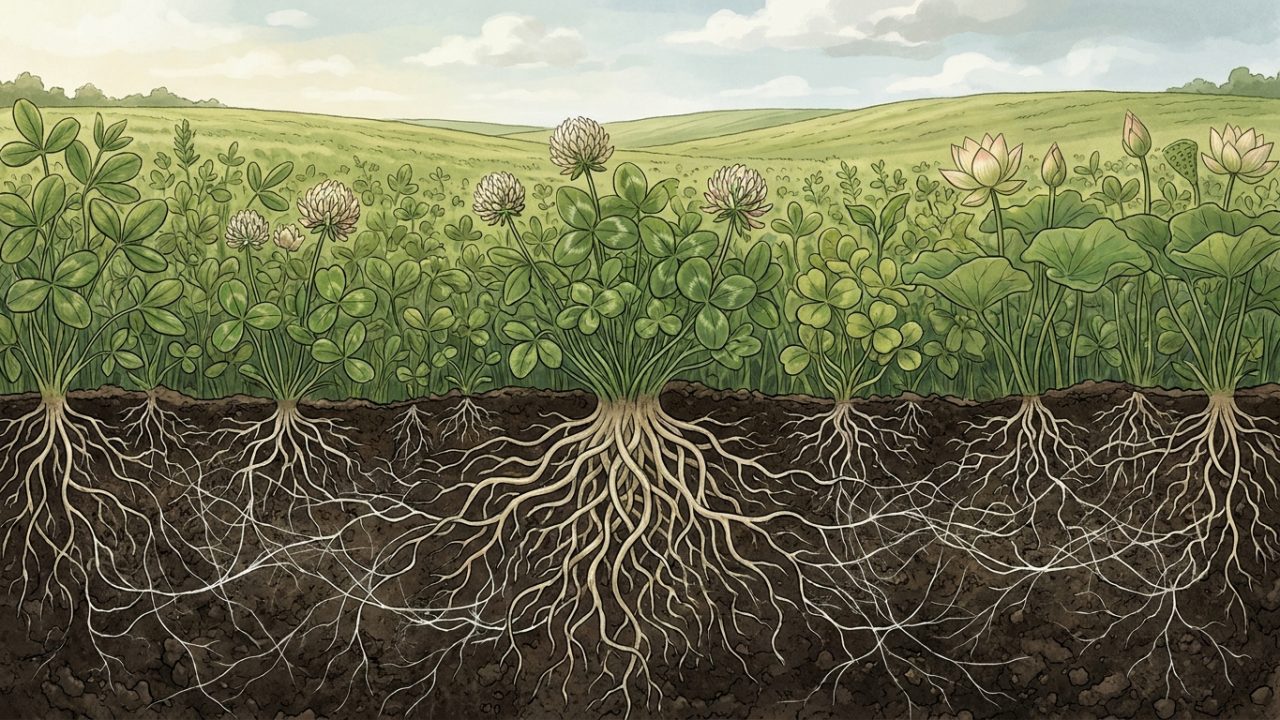 Ilustračný obrázok: Kľúčový spínač symbiózy s pôdnymi hubami môže vyriešiť dlhotrvajúci problém poľnohospodárstva