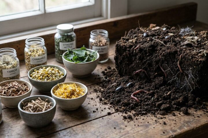 Biodynamické preparáty: biostimulanty pre pôdu a kompost?